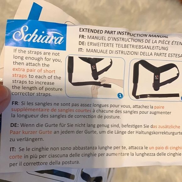 Schiara Posture Corrector adjustable with extenders (unisex) - Picture 3 of 7